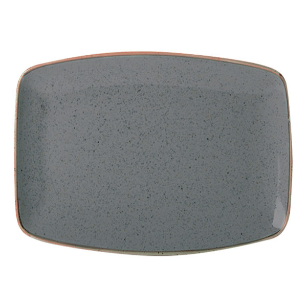 Grey Rectangular Plate