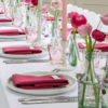Wild-Raspberry-napkins-with-Arctic-White-table-cloths