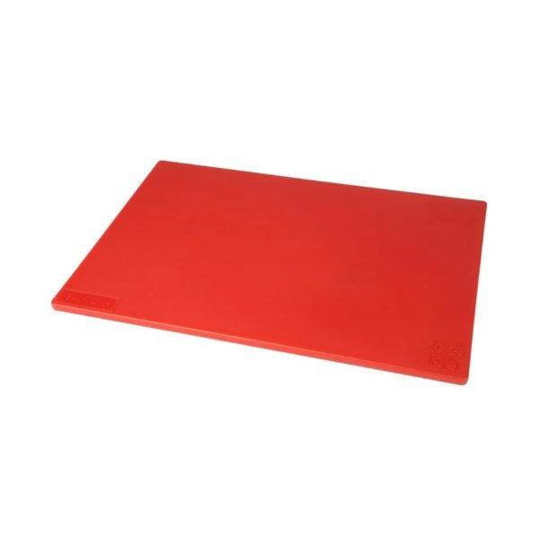 red chopping board